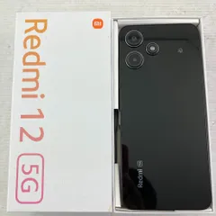 03w15326/【動作確認済】Xiaomi A401XM シャオミ Redmi 12 5G 4GB 128GB ミッドナイトブラック ソフトバンク利用〇 スマートフォン スマホのサムネイル