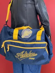 90’s アディダス Admirable スポーツクラブ ロゴ入 ボストンバッグ
