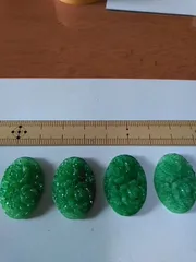 バラのカメオみたいなジャパンヴィンテージカボション4個のサムネイル