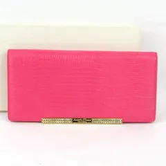 サマンサタバサ プチチョイス 長財布 マルチケース 札入れ ビジュー ウォレット ブランド レディース ピンク Samantha Thavasa 【中古】