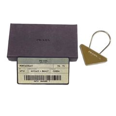 PRADA プラダ キーリング M713 バッグチャーム 【中古】 12504K380