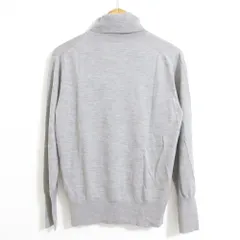 美品 23AW Spick&Span スピック＆スパン 18Gタートルネック プルオーバー 長袖 ニット カットソー セーター 23080200504030 グレー レディース 古着 中古 USED