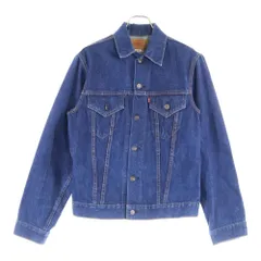 Levi's (リーバイス) VINTAGE 60-70s 70505 4th ビッグE ボタン裏526 不均等V ポケット裏シングル デニムジャケット インディゴ
