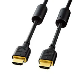 【新品・7営業日以内発送】サンワサプライ KM-HD20-30FC ハイスピードHDMIケーブル 3m KMHD2030FC ブラック SUPPLY【沖縄離島販売不可】のサムネイル