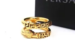 ■新品同様■ VERSACE ヴェルサーチ メデューサ リング 指輪 アクセサリー 表記サイズ 21 (約20号) ゴールド系 FA7782 のサムネイル