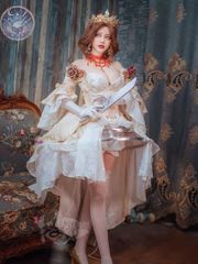 ウェディングドレス激貴重ファベルジェ 冬の花嫁ビスクドール限定 