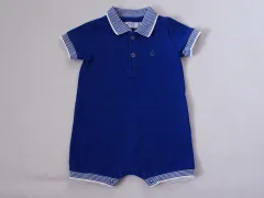 プチバトー petit bateau アウトレット 子供服 男の子 6M 約 70cm ベビー服 半袖 Tオール ロンパース カバーオール 青 春 夏 ★4 ボーイズ 男児 キッズ ベビー 【中古】 ユーズド リサイクル こども