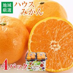 【6月下旬より順次ご発送】【地域厳選 ハウスみかん 4パック】 送料無料 ハウスみかん 4パック 1パック 約 400g 地域厳選 佐賀 愛媛 和歌山 愛知 みかん ギフトボックス みかん 国産 国産みかん ご家庭用 ご自宅用 果物 くだもの フルーツ ギフト