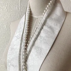 重ね襟 重ね衿 伊達衿 パール ダイヤモンド 地紋 女性用半襟 着付け小物 重ねえり 振袖 袴 成人式 卒業式 着物 浴衣 桜 送料無料 工場直販