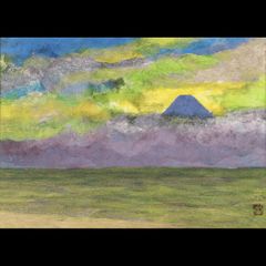 油絵 蒼の静寂（摩周ブルー）洋画家 池畠 史幸 新作真筆画 - メルカリ
