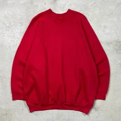 90年代 USA製 FRUIT OF THE LOOM ラグランスウェットシャツ ブランクスウェット 無地 レディース2XL メンズL-XL相当 【SS2506】
