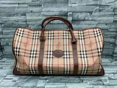 Burberrys ノバチェック ボストンバッグ/内側茶色/バーバリー