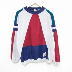 XL/古着 マックレガー 長袖 スウェット メンズ 90s ワンポイントロゴ マルチカラー クルーネック 薄グレー他 霜降り 23nov02 中古 スエット