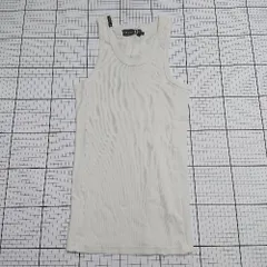 ◇ ⊂ 美品 ヴァンキッシュ シンプル系 ノースリーブ タンクトップ サイズL ホワイト系 メンズ E  【1508060023971】
