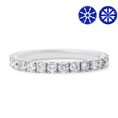 ❤️15号 プラチナ pt ダイヤモンド 0.59ct エタニティ リング 指輪 