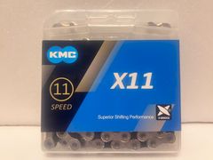 KMC X11 11速 チェーン  ミッシングリンクつき　NP/BLACK 118L  　KMC-X11-SV/BK