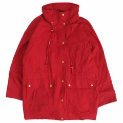 BURBERRYS バーバリーズ ヴィンテージ フーデットジャケット ミリタリー アウター レッド 赤 サイズ38 レディース 【中古】