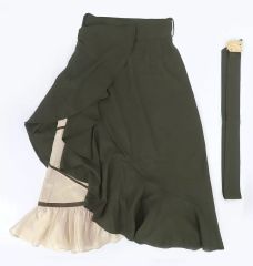 [Used] Clothing and accessories Survey Corps Iconic Skirt Season 1-Season 3 Ver. Khaki Size M Attack Titan×MAYLA