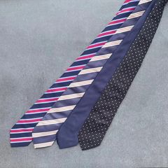 Andrew's Ties アンドリューズタイズ　ネクタイ　made in italy メイドインイタリー　4点セット販売　まとめ売り オーソドックス クワトロピエゲ