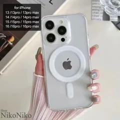 ショップにこにこ MagSafe TPU クリアスマホケースma 【即納】iPhoneケース 11 12 13 14 15 16 韓国スマホケース MagSafeスマホケース マグセーフ