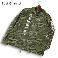 美品★ Back Channel バックチャンネル 通年 防水透湿★ ゴーストライオン カモ柄 ウインド コーチ ジャケット Sz.S　メンズのサムネイル