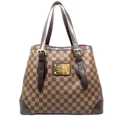 【本物】ルイ ヴィトン ハムステッドMM N51204 ダミエ エベヌ  ハンドバッグトートバッグ LOUIS VUITTON 大容量 廃盤モデル レディース