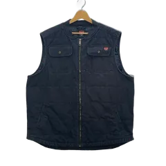 希少 90s Wrangler OUTWEAR デニムベスト ラングラー　レザー 90s Wranglerラングラー レザーアジャスター デニムベスト S103b