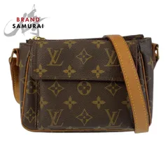 LOUIS VUITTON ルイヴィトン モノグラム ヴィバシテPM ブラウン ゴールド金具 PVC M51165 斜め掛け ショルダーバッグ レディース 411112【中古】