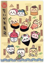 【中古】シール・ステッカー 集合(お寿司なみんな) スマホに貼れるサイズのステッカー 「ちいかわ なんか小さくてかわいいやつ むちゃうま!!ちいかわ寿司」