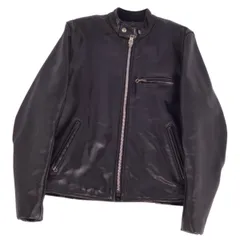 極美品 バンソン ライダース シングル キルティング 長袖 レザー メンズ 長袖 ライダースジャケット 本革 メンズ シングル レザージャケット