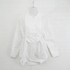 ◇ Sonny Label サニーレーベル URBAN RESEARCH バンドカラー 長袖 シャツブラウス サイズ F ホワイト レディース E  【1304050002762】