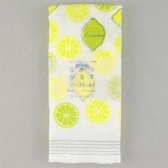 布ごよみ レモン うすい かるい ながい 手ぬぐいタオル 今治の日本製
