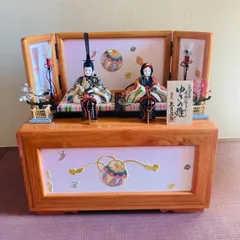 雛人形　久月　収納飾　親王飾　伝統工芸士　木村安子（一秀）作
