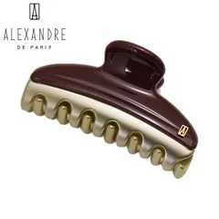 【新品】アレクサンドル ドゥ パリ タイムレス ヘアクリップ ヴァンドーム M クリップ ミディアム ボルドー フランス製 ALEXANDRE DE PARIS VENDOME MEDIUM ICCM-15571-02-B2