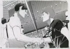 【中古】原画イラストボード 連載完結記念 ハイキュー!!展 複製原稿 ライバル再会