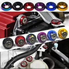 M6 JDM レーシングカー改造ボルトセット エンジンルーム ナンバープレート