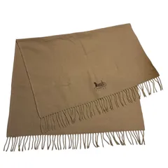 CELINE❤︎ウールひざ掛け 刺繍ロゴ入り□CELINE セリーヌ ストライプ ウール ブランケット