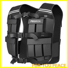 中古】PROIRON トレーニング用 ウェイトベスト 20kg 予備バックル付