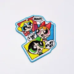 再入荷！送料無料！ ★刺繍アイロンワッペン★【 The Powerpuff Girls （パワーパフガールズ）】 〚アメリカン雑貨 アメトイ〛