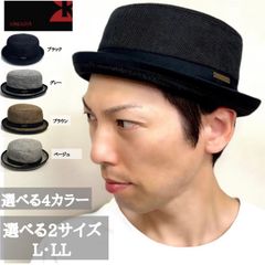 Y-015ハット 大きいサイズ メンズ 春夏 おしゃれ 40代 50代 60代 70代 80代 90代 カスリポークパイ 涼しい ポークパイハット 折りたたみ ポケッタブル ハット 普段使い 金古屋