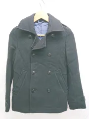 ◇ ADAM ET ROPE アダムエロペ ウール 長袖 ピーコート サイズ36 ブラック レディース P  【1407260022039】