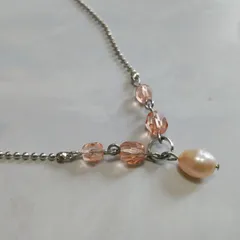 ピンクパール（淡水）のペンダントネックレス