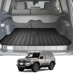 LANGBEAN トヨタ ランクル250 5人乗り専用 ラゲッジマット ランドクルーザー250 GX 3D 防水マット TPE製 滑り止めマット 取り付け簡単 防キズ 防水 防汚 滑り止め 250 ランクル専用 内装 カスタム パーツ