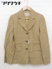 ◇ TRUSSARDI トラサルディー シングル3B 長袖 テーラード ジャケット サイズ40 キャメルブラウン レディース  【中古】 【1106240019648】のサムネイル