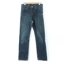 リーバイストラウスシグネチャー デニムパンツ ボトムス ジーンズ ストレート メンズ 30サイズ ネイビー LEVI STRAUSS Signature 【中古】