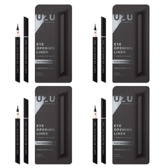 【新品未開封】【国内正規品】【4個】UZU BY FLOWFUSHI ウズバイフローフシ アイオープニングライナー / 【 プラチナムブラック（PLATINUM-BLACK）】