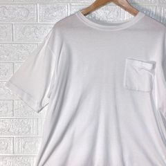 コモリ　ホワイト　16SS　ポケット　クルーネック　半袖Tシャツ