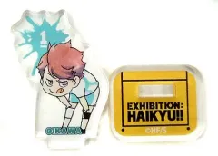 【中古】アクリルスタンド・アクリルパネル 及川徹 「ハイキュー!!展 仙台 描き下ろしSD アクリルminiフィギュア」