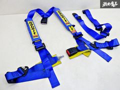 sabelt サベルト 汎用 レーシング ハーネス シートベルト 4点式 青 ブラック 幅47mm サーキット ドリフト 練習走行 走り屋 棚19V1