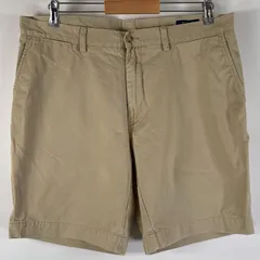古着 ポロ・ラルフローレン POLO RALPH LAUREN ショートパンツ チノパン ポロチノ ハーフパンツ ワンポイントロゴ w36  ベージュ メンズ